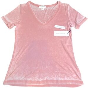 Treasure & Bond Short Sleeve V-Neck distressed Tee Women’s Size M